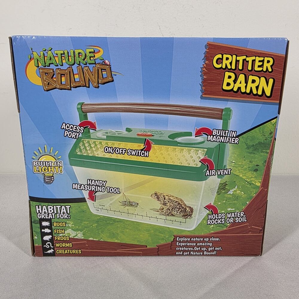 Nature Bound Critter Barn Bug Catcher Habitat with light kit Insects New Sealed - Picture 4 of 9